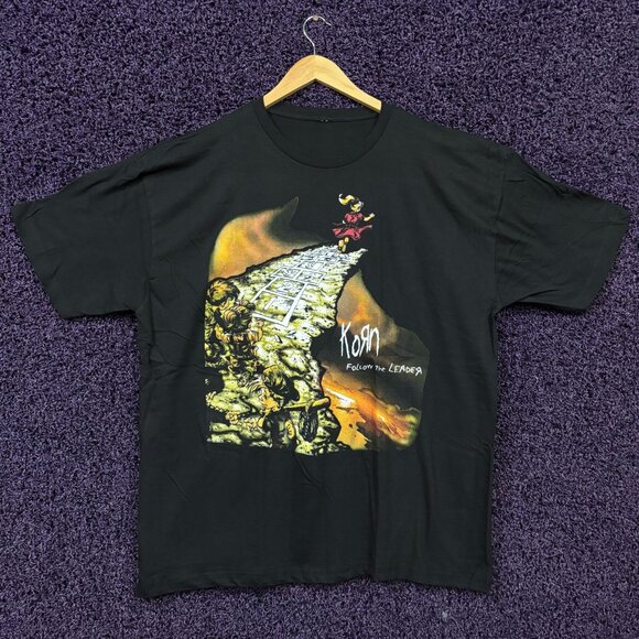 Korn Follow The Leader Rock T-shirt size extra large - Picture 1 of 4